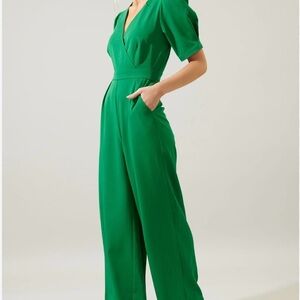 Elegant Green Jumpsuit